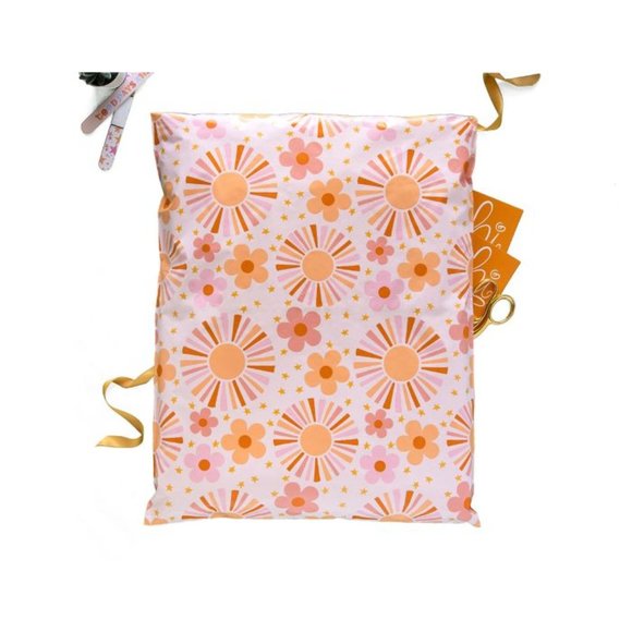 Other - Sunshine Floral Poly Mailer’s 10x13 Pack of 25